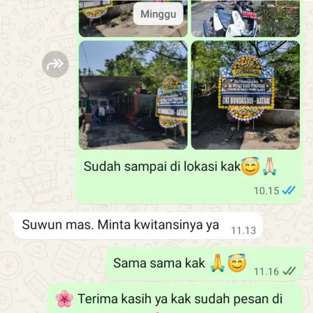 Pengiriman Papan Bunga Duka Jonggol