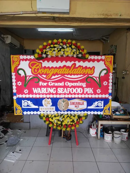 Papan Bunga Ucapan Selamat Jonggol