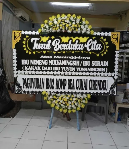 Papan Bunga Duka Jonggol