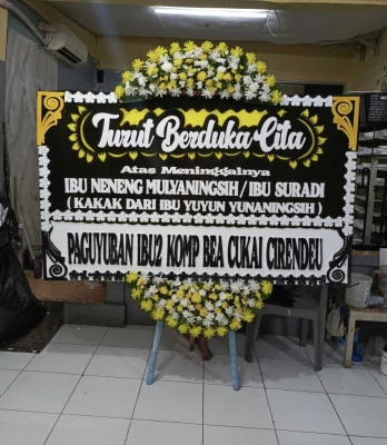 Papan Bunga di Jonggol